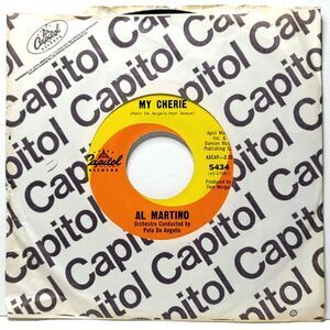 Al Martino "My Cherie / Ramona" 45 RPM Capitol VG+ Pop